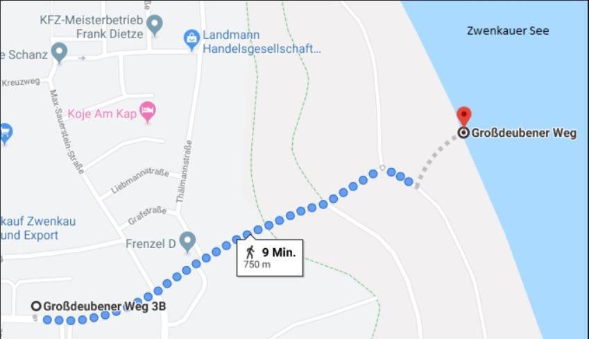 Fewo - Seeluft Am Zwenkauer See Bagian luar foto